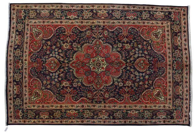 HAND-TIED PERSIAN TABRIZ RUG,