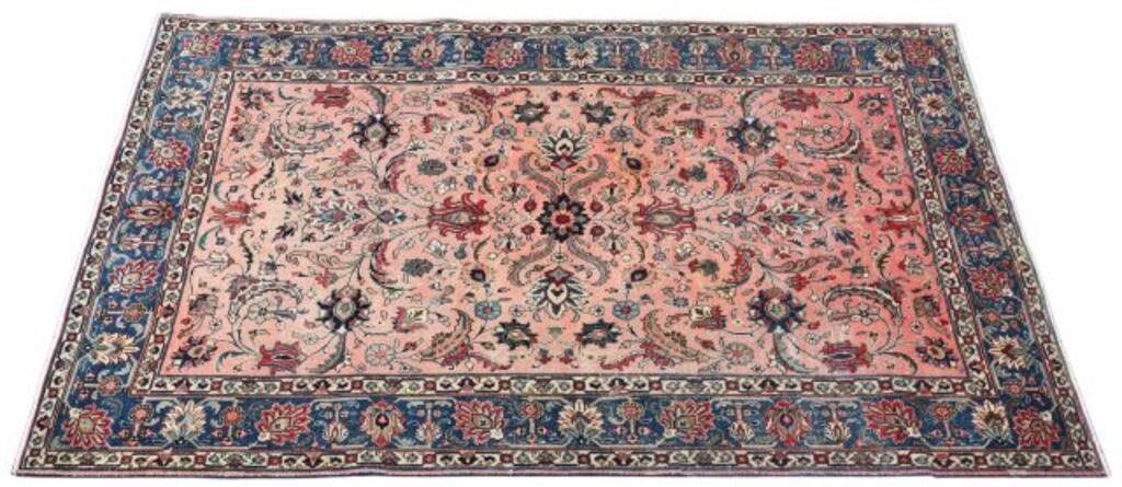 HAND-TIED PERSIAN TABRIZ RUG,