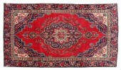 HAND-TIED PERSIAN TABRIZ RUG,