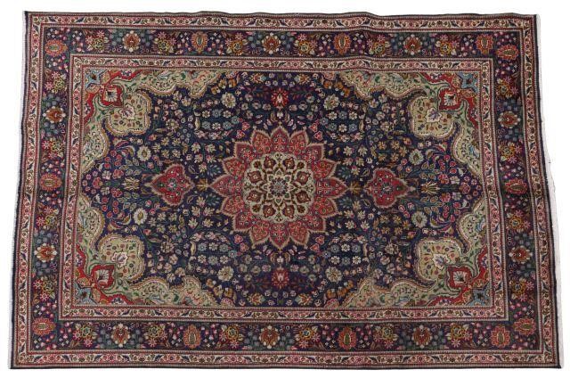 HAND-TIED PERSIAN TABRIZ RUG,