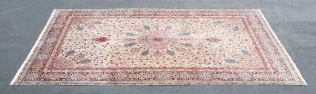 HAND-TIED PERSIAN TABRIZ WOOL