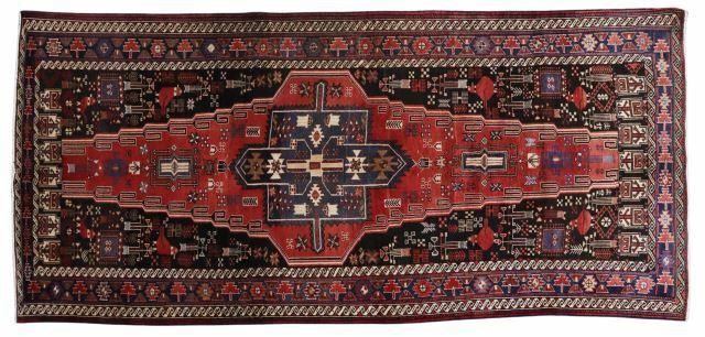 HAND-TIED PERSIAN TRIBAL RUG,