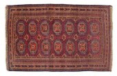 HAND-TIED PERSIAN TURKOMAN RUG