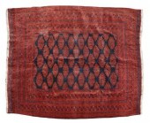 HAND-TIED PERSIAN TURKOMAN RUG