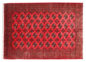 HAND-TIED PERSIAN TURKOMAN RUG