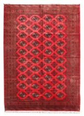 HAND-TIED PERSIAN TURKOMAN RUG