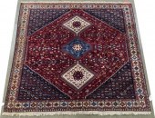 HAND-TIED PERSIAN YALAMEH WOOL