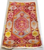 HAND-TIED PERSIAN YASTIK RUG,