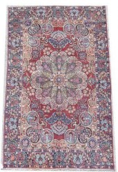 HAND-TIED PERSIAN YAZD RUG, 11