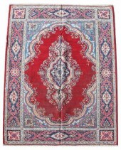 HAND-TIED PERSIAN YAZD RUG, 11
