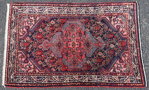 HAND-TIED PERSIAN ZAGHEH RUG,