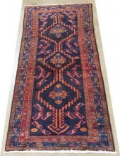 HAND-TIED PERSIAN ZANJAN RUG,