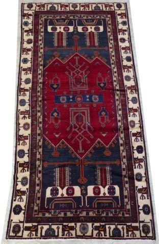 HAND-TIED PERSIAN ZANJAN RUG,