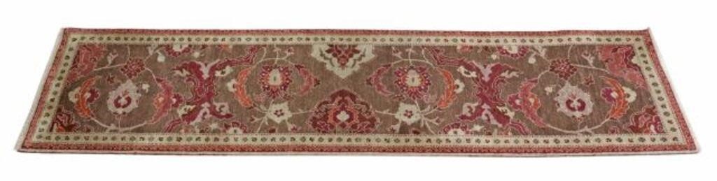 HAND-TIED PESHAWAR WOOL RUNNER,
