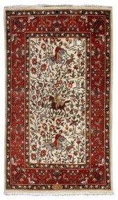 HAND-TIED ROMANIAN HUNT WOOL R