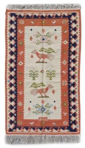 HAND-TIED ROMANIAN KILIM RUG,