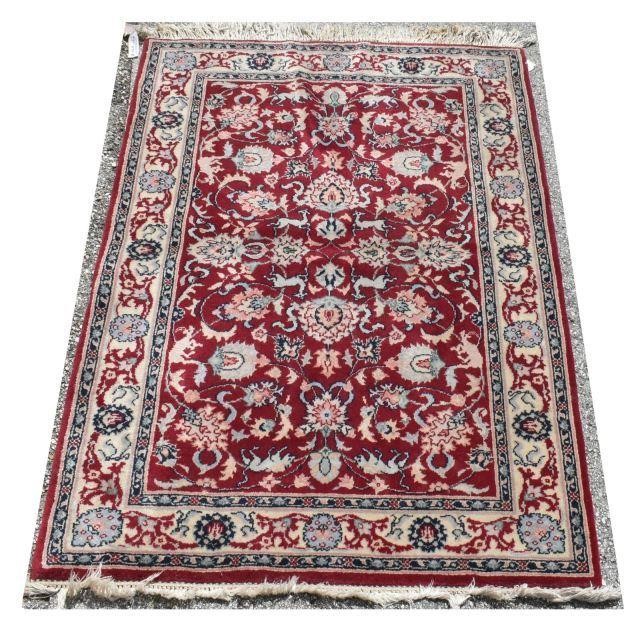 HAND-TIED RUG, 6'3" X 4'2"Hand-tied