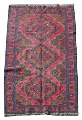 HAND-TIED RUSSIAN SOUMAK RUG,
