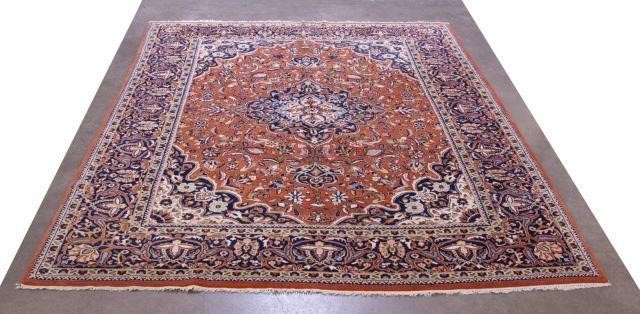 HAND-TIED SAROUKH RUG, INDIA, 12'7"