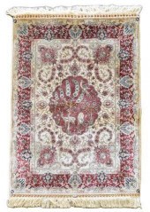 HAND-TIED SILK WALL HANGING RU
