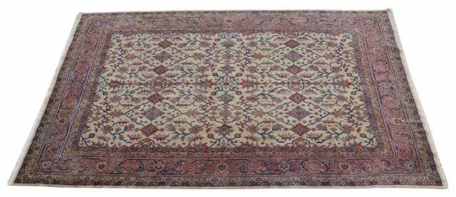 HAND-TIED TABRIZ DESIGN WOOL RUG