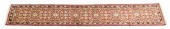 HAND-TIED TABRIZ RUNNER, PAKIS