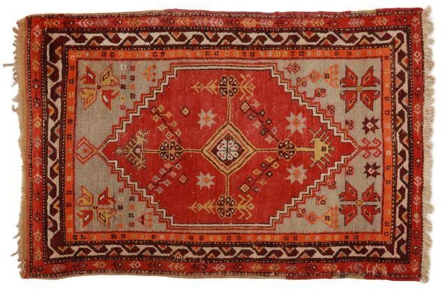 HAND-TIED TURKISH GHIORDES RUG,