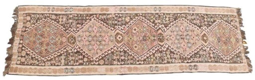 HAND-TIED TURKISH KILIM RUNNER,