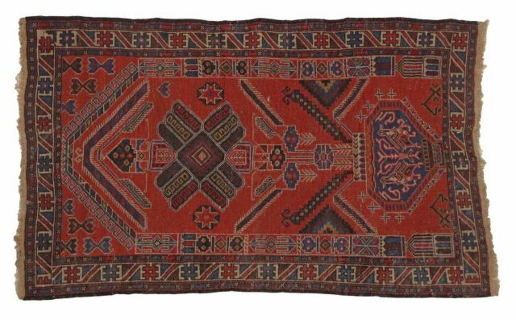 HAND-TIED TURKISH KONYA PRAYER RUG,