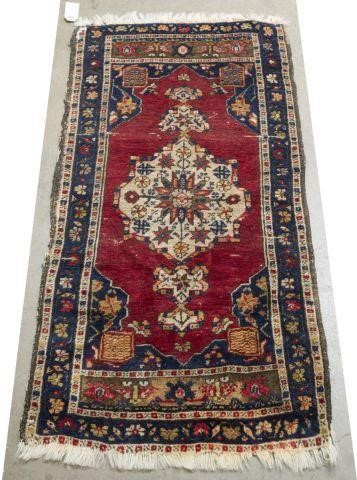 HAND-TIED TURKISH KONYA RUG, 3'6" X