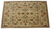 HAND-TIED TURKISH OUSHAK RUG,