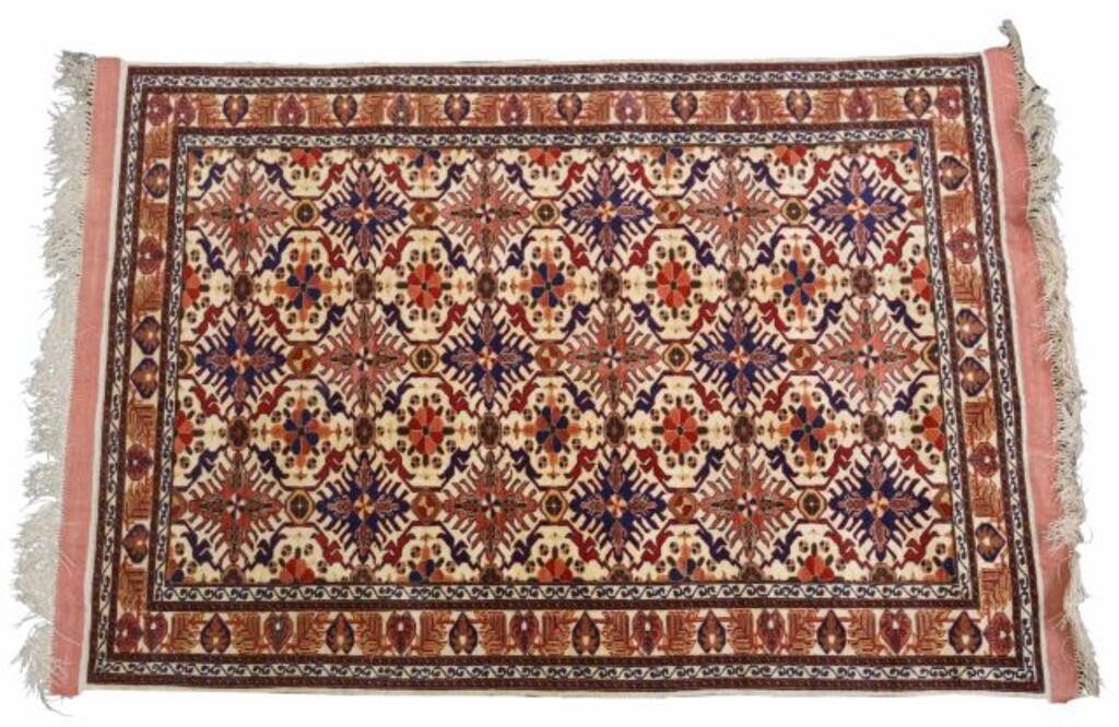 HAND-TIED TURKISH WOOL PILE RUG,