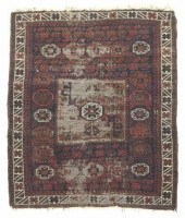 HAND-TIED TURKOMAN PRAYER RUG,
