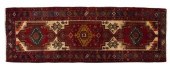 HAND-TIED WOOL PERSIAN HERIZ R