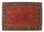 HAND-TIED WOOL RUG, INDIA, 10'