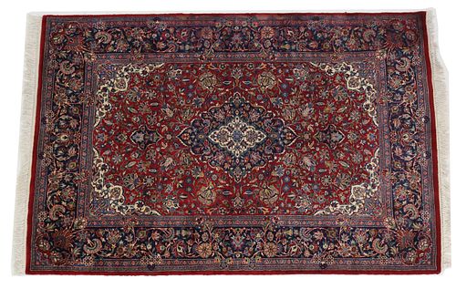 HAND-TIED WOOL RUG, PAKISTAN,