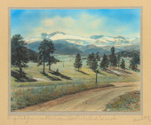 HAND TINTED PHOTOGRAPH ESTES P