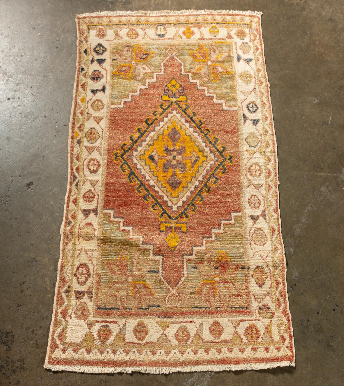 HAND WOVEN ANATOLIAN TRIBAL RUG,