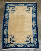 HAND WOVEN CHINESE PEKING RUG,