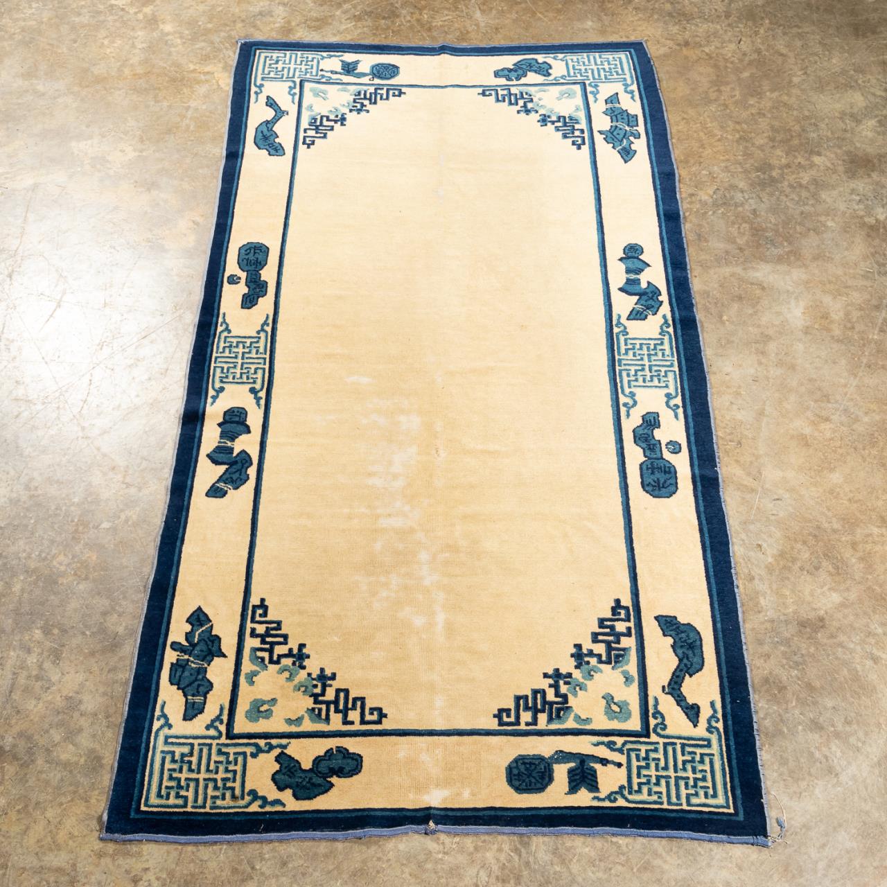 HAND WOVEN CHINESE PEKING STYLE RUG