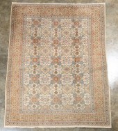 HAND WOVEN INDO-PERSIAN WOOL C