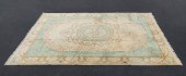 HAND WOVEN INDO SAVONNERE RUG,