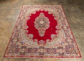 HAND-WOVEN KERMAN RUG Iran. Ha