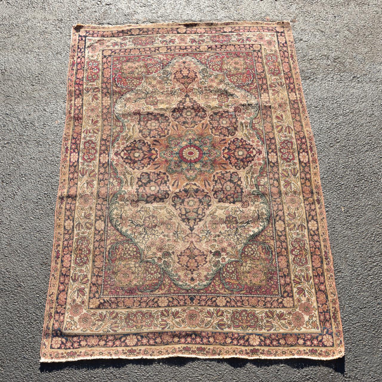 HAND WOVEN KERMANSHAH RUG, 3' 9"