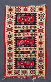 HAND WOVEN KILIM RUG, APPROX.