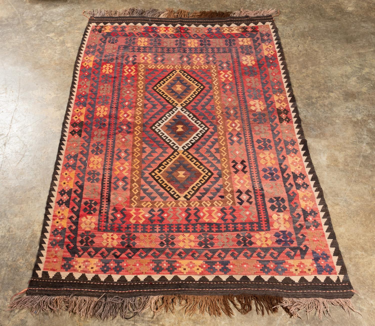 HAND-WOVEN MAIMANA KILIM RUG