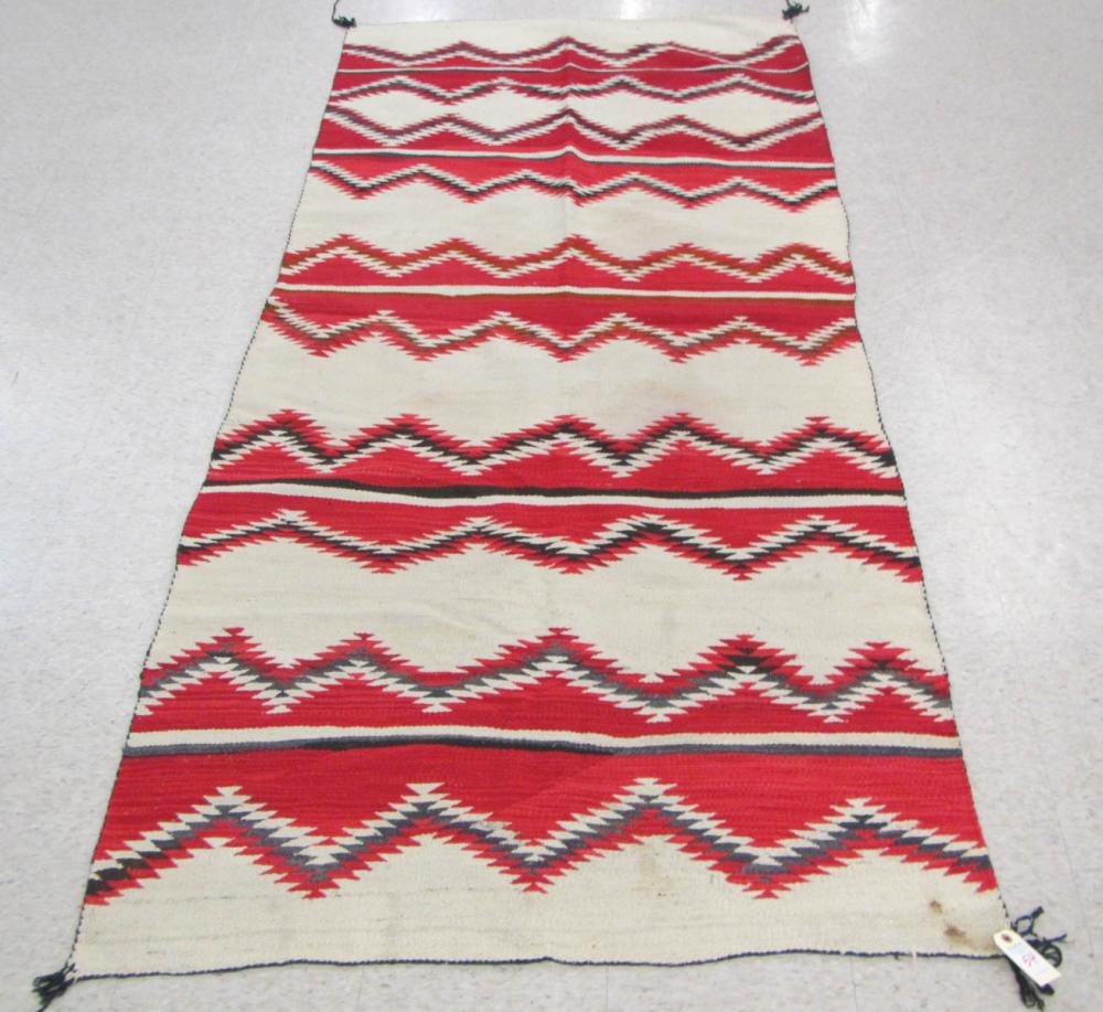 HAND WOVEN NAVAJO BLANKET,