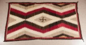 HAND WOVEN NAVAJO RUG, C. 1920