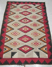 HAND WOVEN NAVAJO RUG, REPEATI