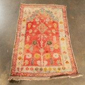 HAND WOVEN OUSHAK PRAYER RUG 2
